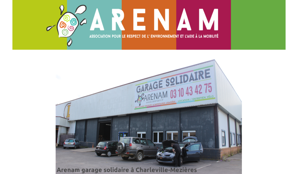 ARENAM Garage solidaire